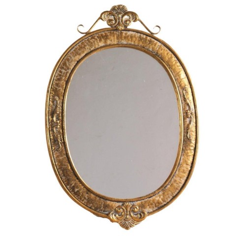 SPECCHIO OVALE BAROCCO 83X55CM